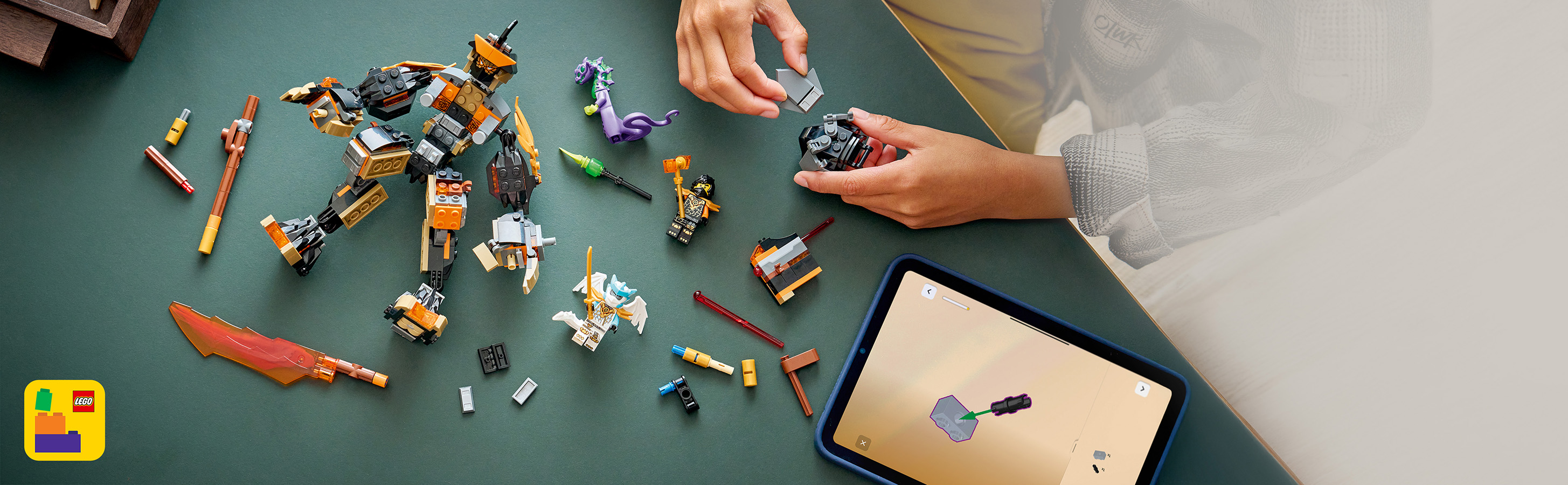 Obsahuje interaktívny 3D návod na&nbsp;stavanie